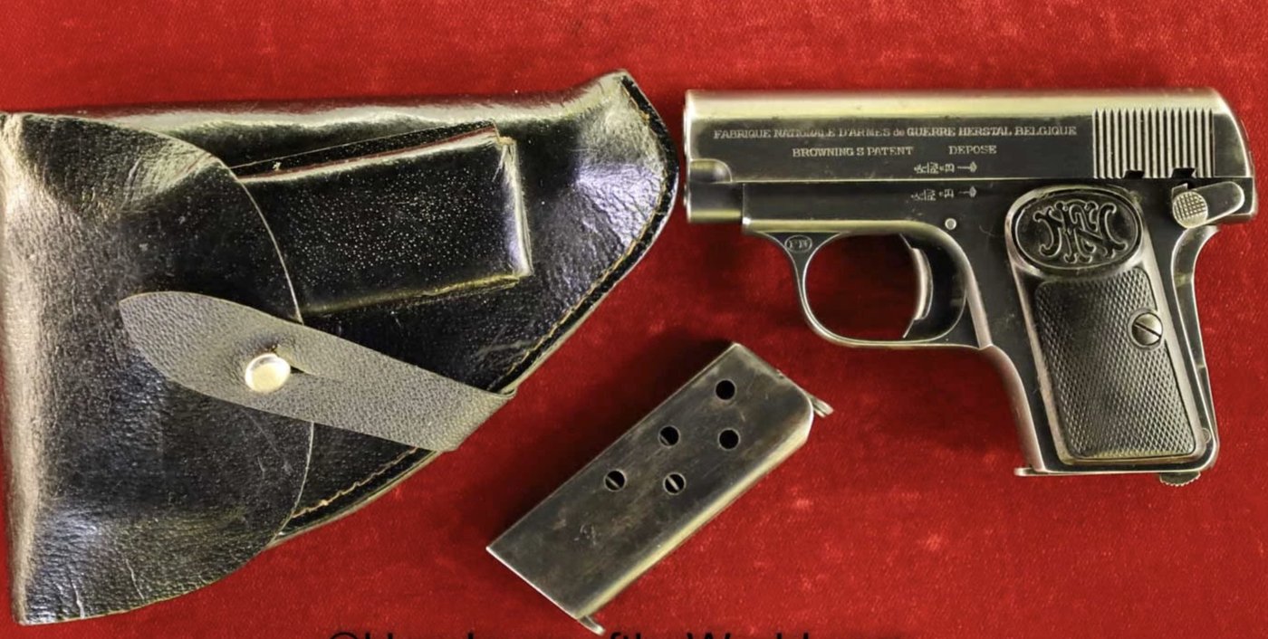 FN Browning 1906 with holster