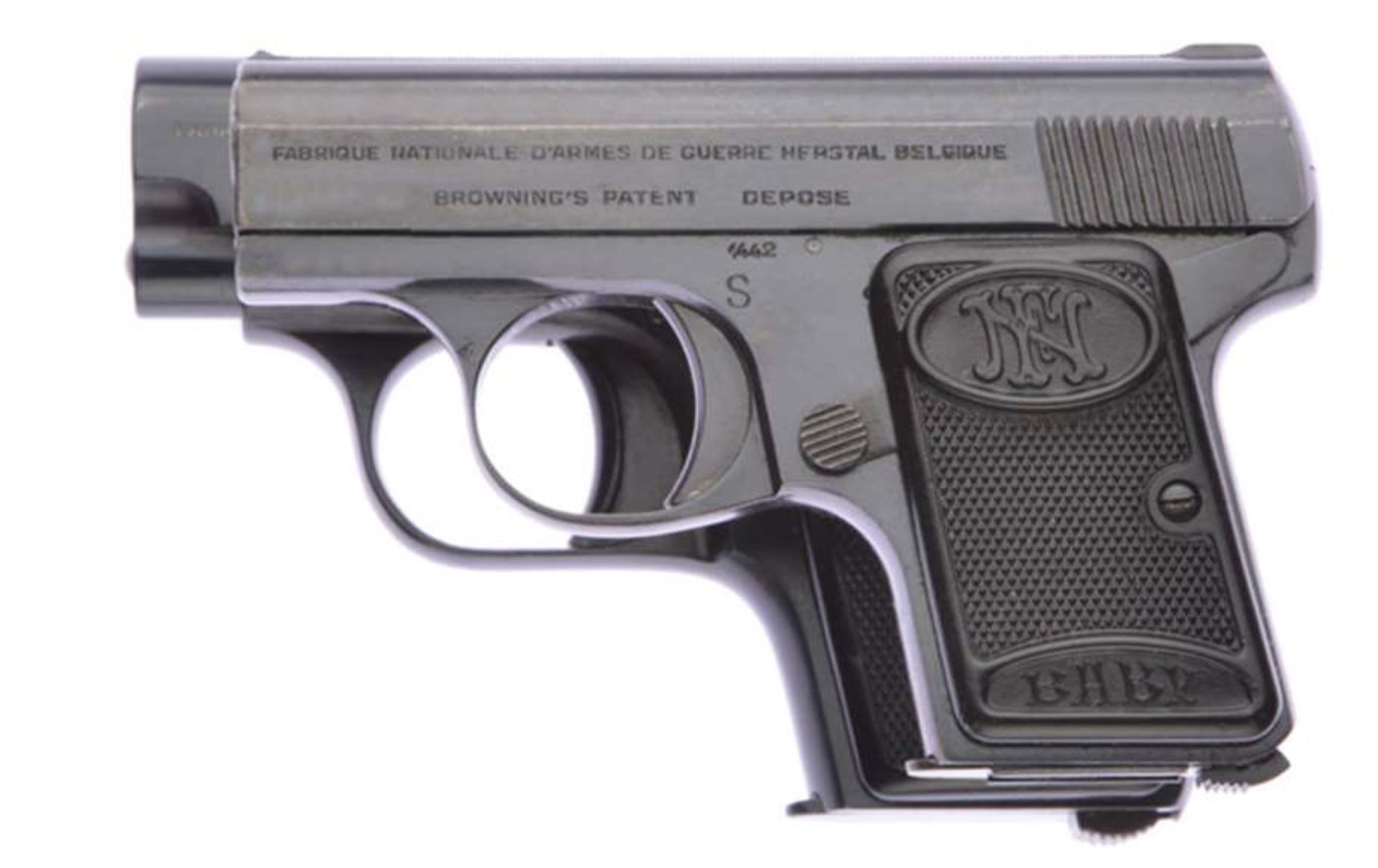 FN Browning 1906 side profile