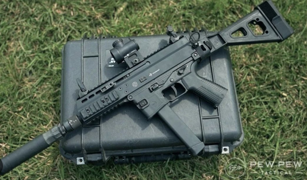B&T APC9 Pro on pelican case