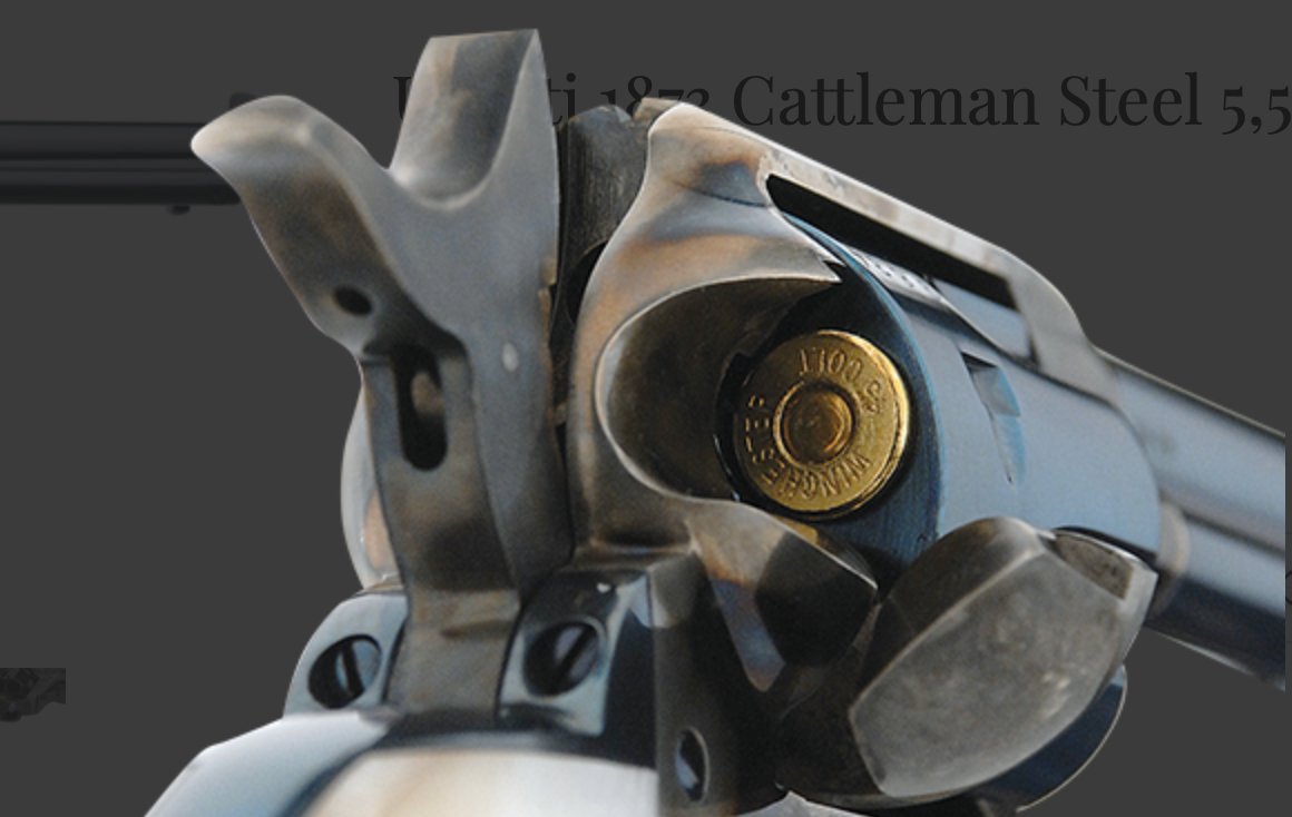 Cartridge loaded in cylinder