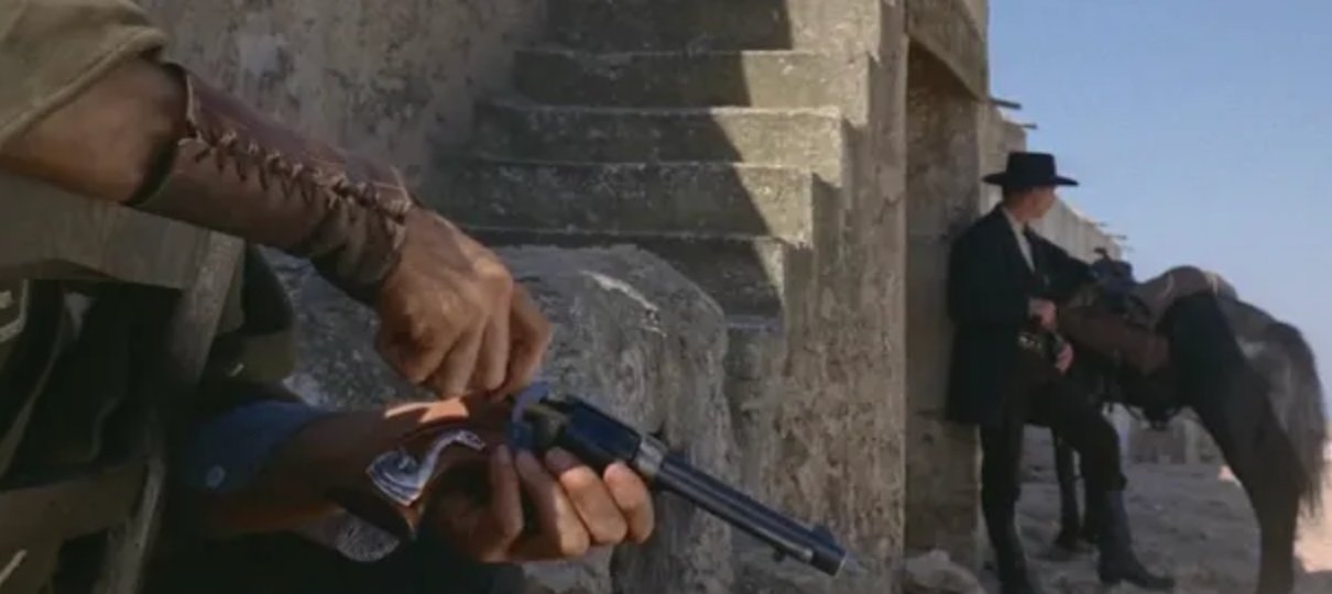 Spaghetti western scene