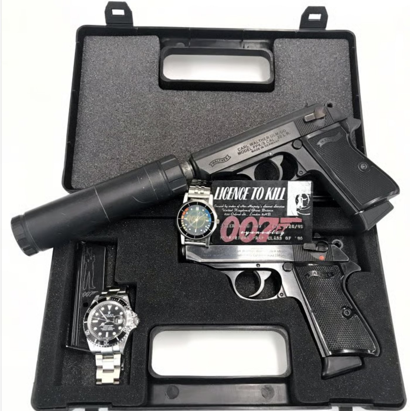 Walther PPK in Licence to Kill case