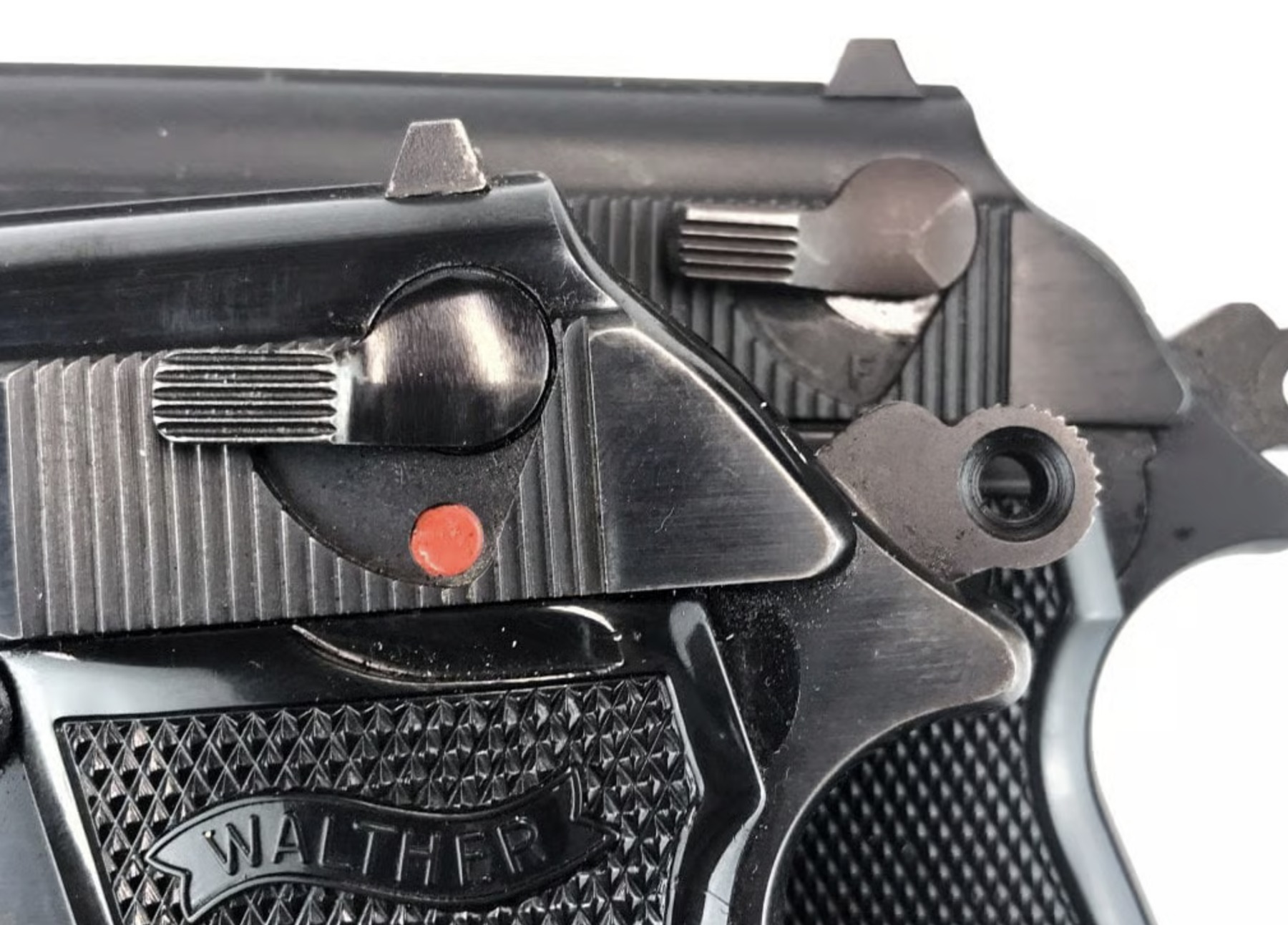 Walther PPK close-up detail