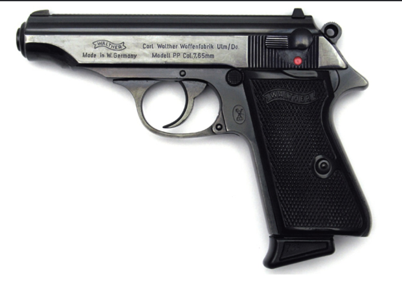 Walther PPK nickel/satin two-tone