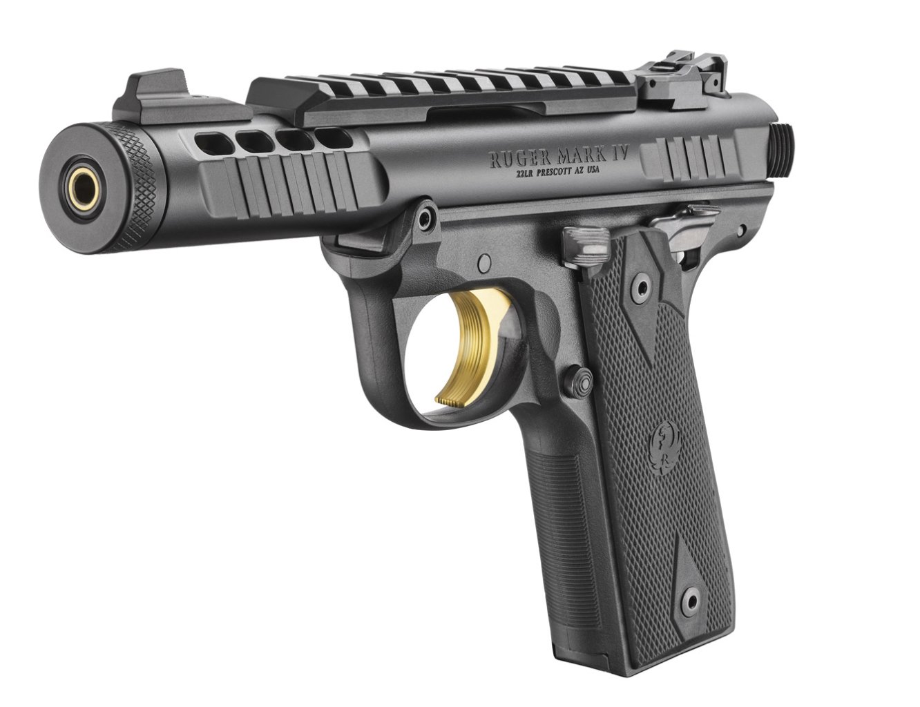Ruger Mark IV 22/45 studio left profile