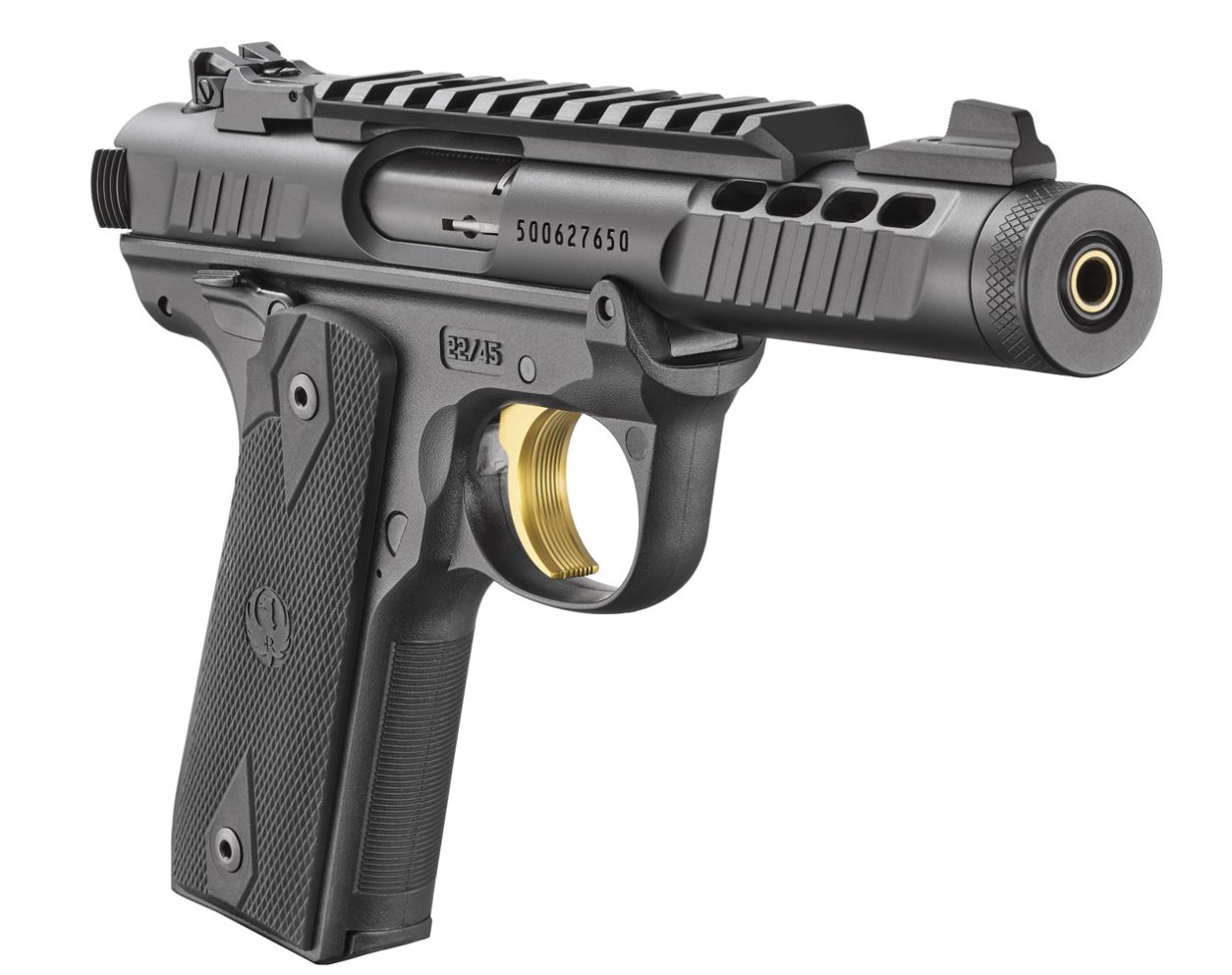 Ruger Mark IV 22/45 studio right profile