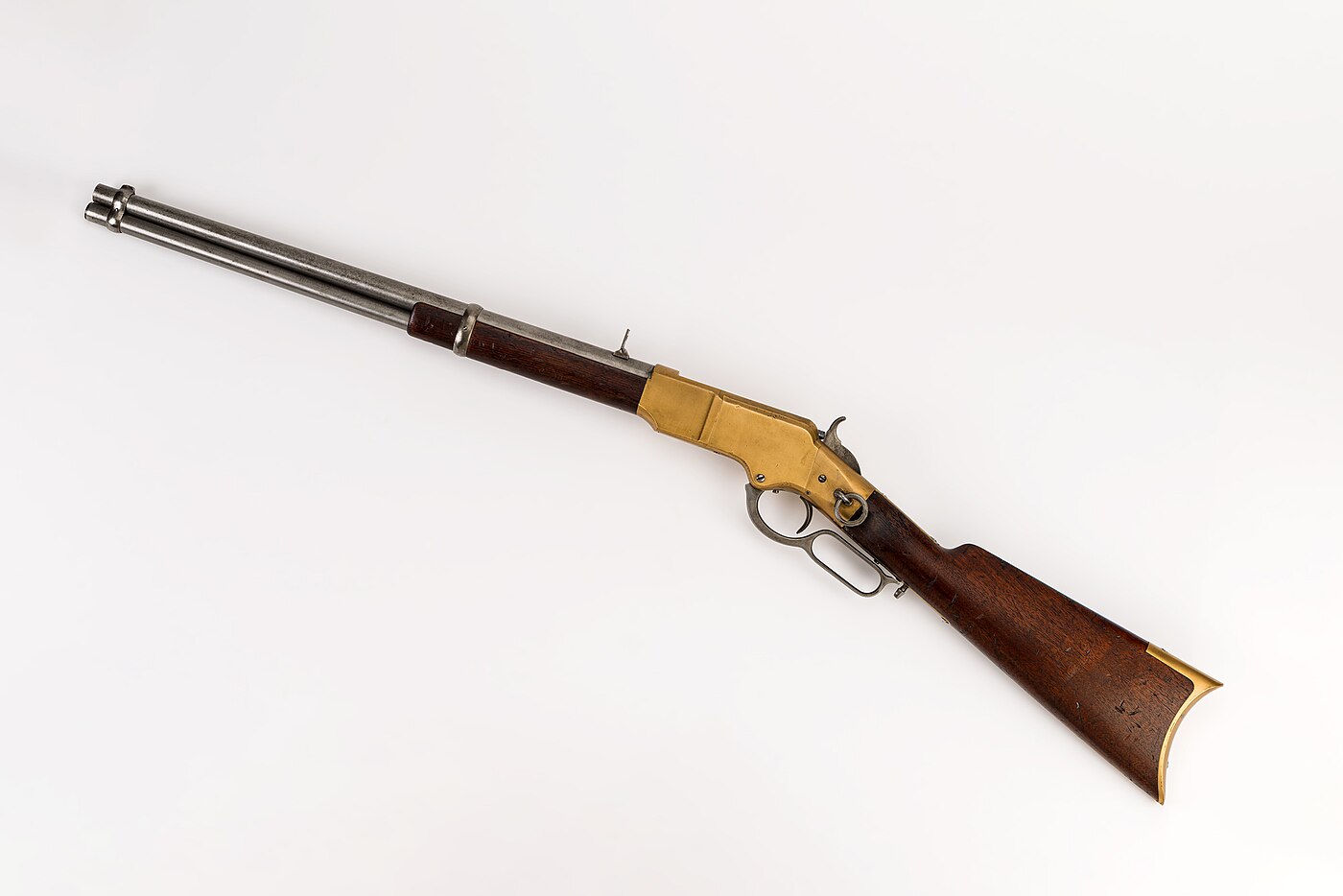 Winchester 1866 carbine — brass receiver